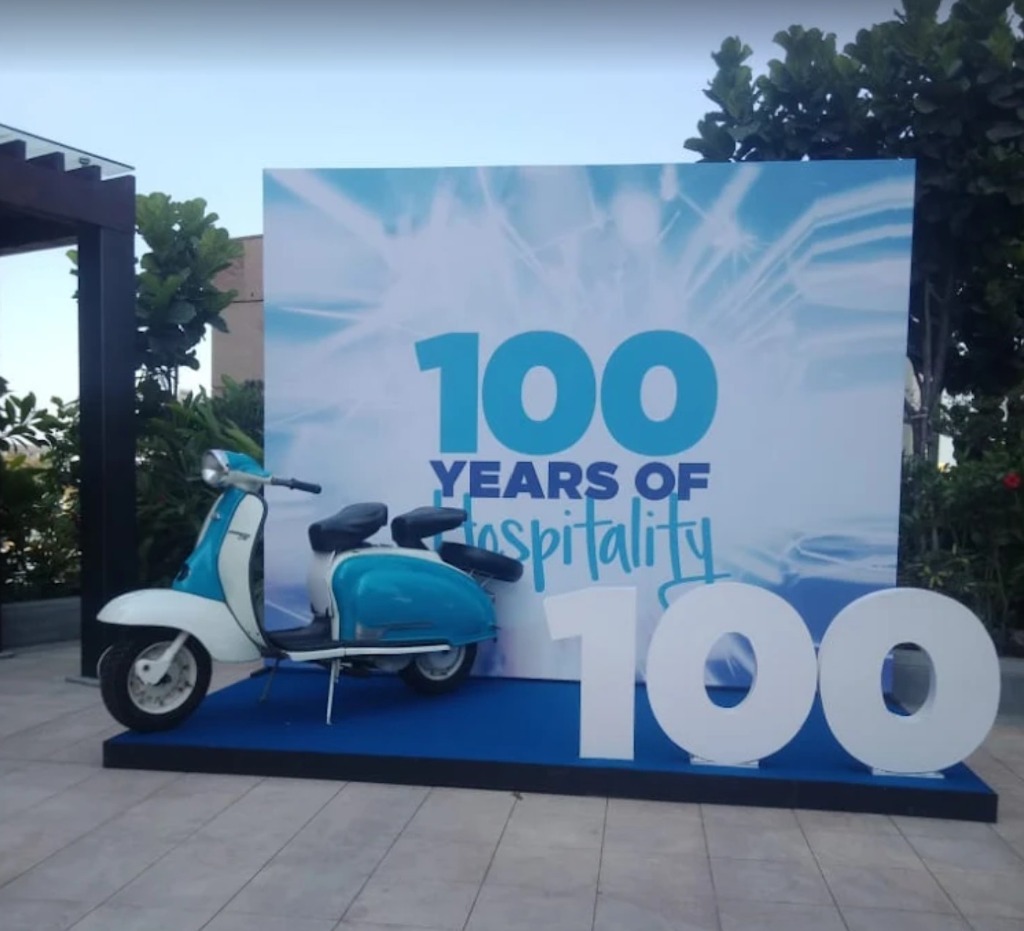 100 years of hospitality stage